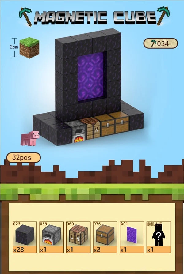 Nether portal + kiste