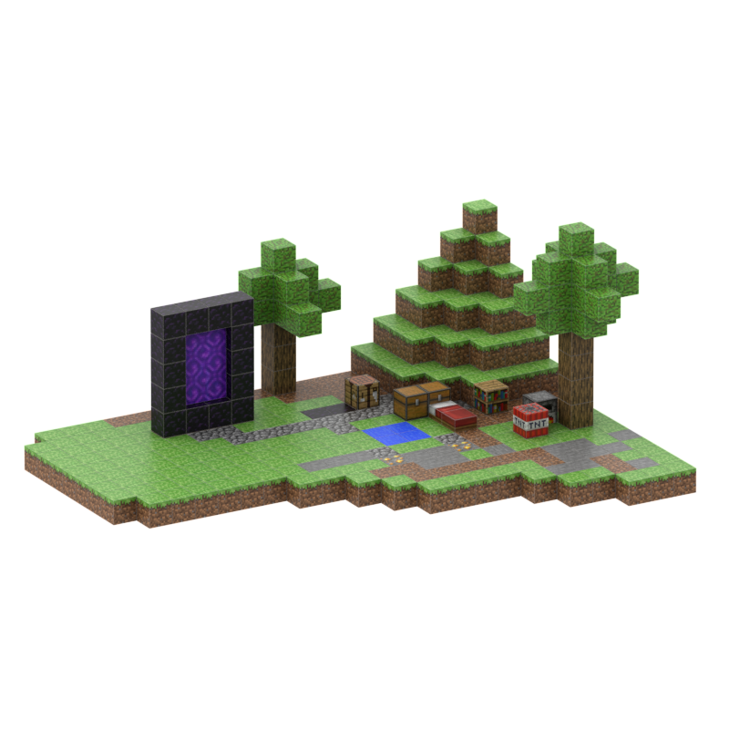 Nether Portal i skoven